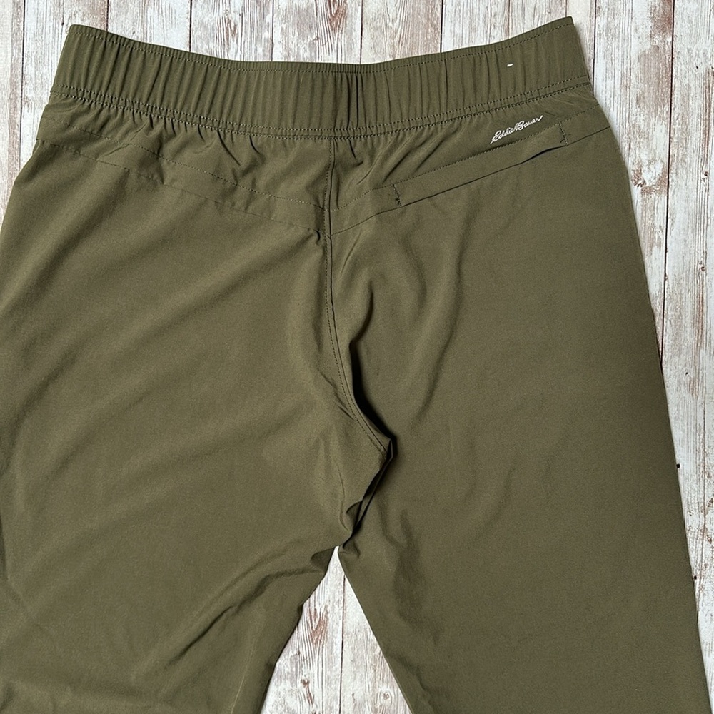 Eddie Bauer Departure Ankle Pant sz Small Women's Traveler Olive Green 51000283 - Picture 9 of 14